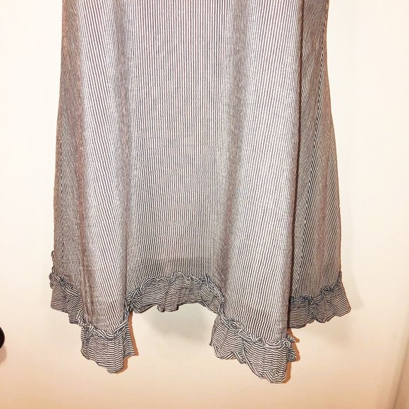 Rebecca Taylor Silk Appliqué Seersucker Sleeveless Dress Sz S Sundress - Picture 4 of 11